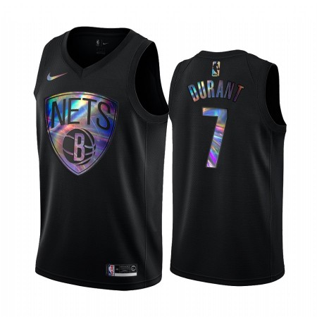Maillot Basket Brooklyn Nets Kevin Durant 7 Iridescent HWC Collection Swingman - Homme